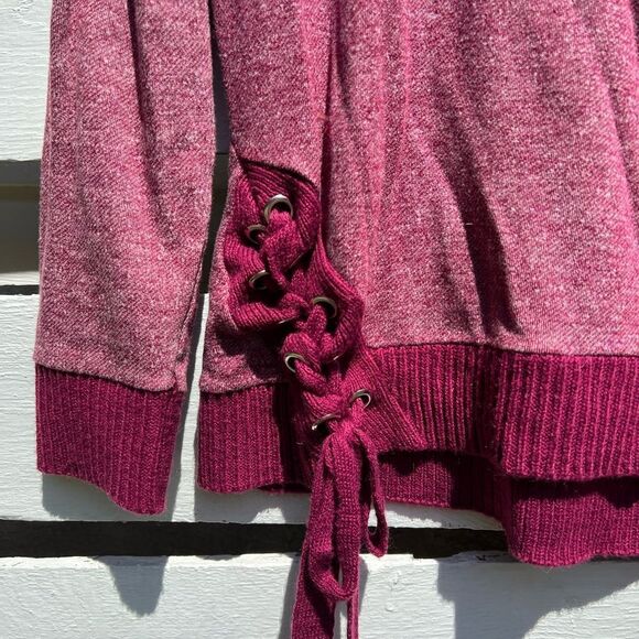 Maurices Lace Up Bottom Sweater - Picture 5 of 10